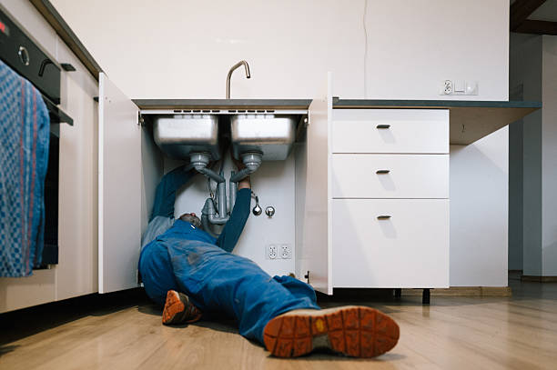 Professional Drain Cleaning technician working in Lanesville, IN